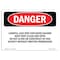 Signmission OSHA Sign, 10" Height, 14" Width, Rigid Plastic, Landfill Gas Vent Explosive Hazard Keep, Landscape OS-DS-P-1014-L-2535 - alternate 1